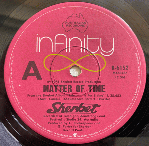 Sherbet : Matter of Time - Only One You